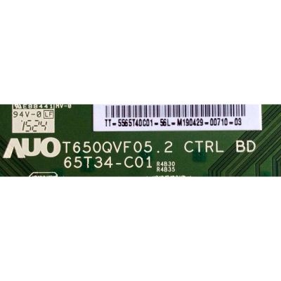 T-CON / SHARP 55.65T40.C01 / T650QVF05.2 / 65T34-C01 / 5565T40C01 / MODELO LC-65UB30U - Imagen 2